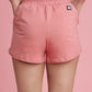 Women's Shorts Solid: Salmon Pink
