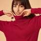 Solids: Maroon Cable Knit