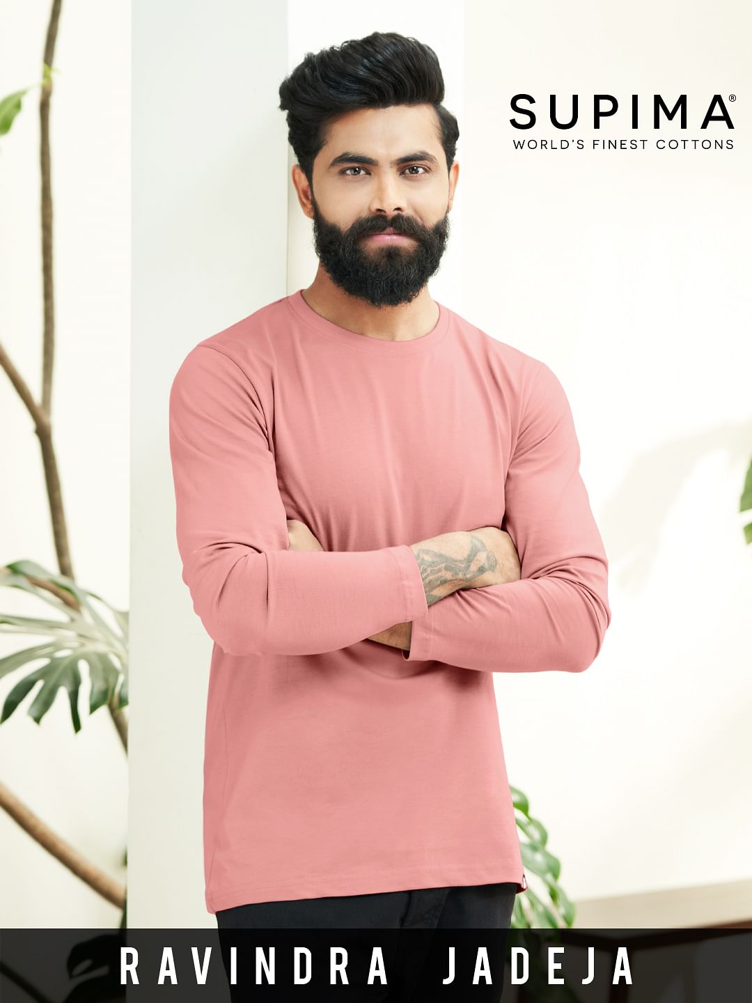 Supima Cotton Full Sleeve: Salmon