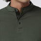 Solids Mandarin Polo: Olive Green (New)