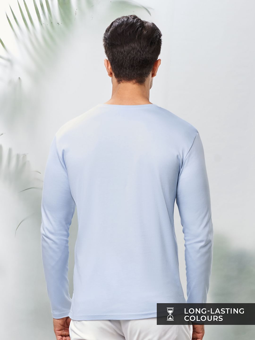 Supima Cotton Full Sleeve: Powder Blue