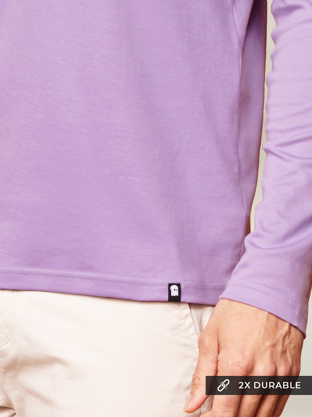 Supima Cotton Full Sleeve: Lavender