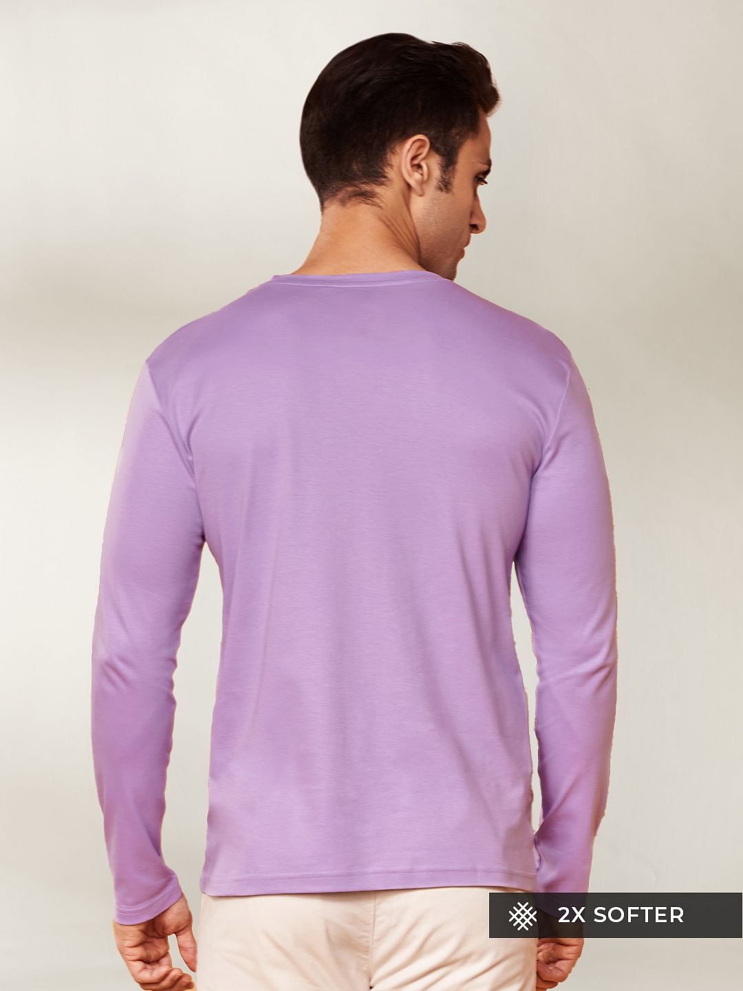 Supima Cotton Full Sleeve: Lavender