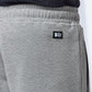 Ribbed Shorts: Grey Melange
