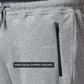 Ribbed Shorts: Grey Melange