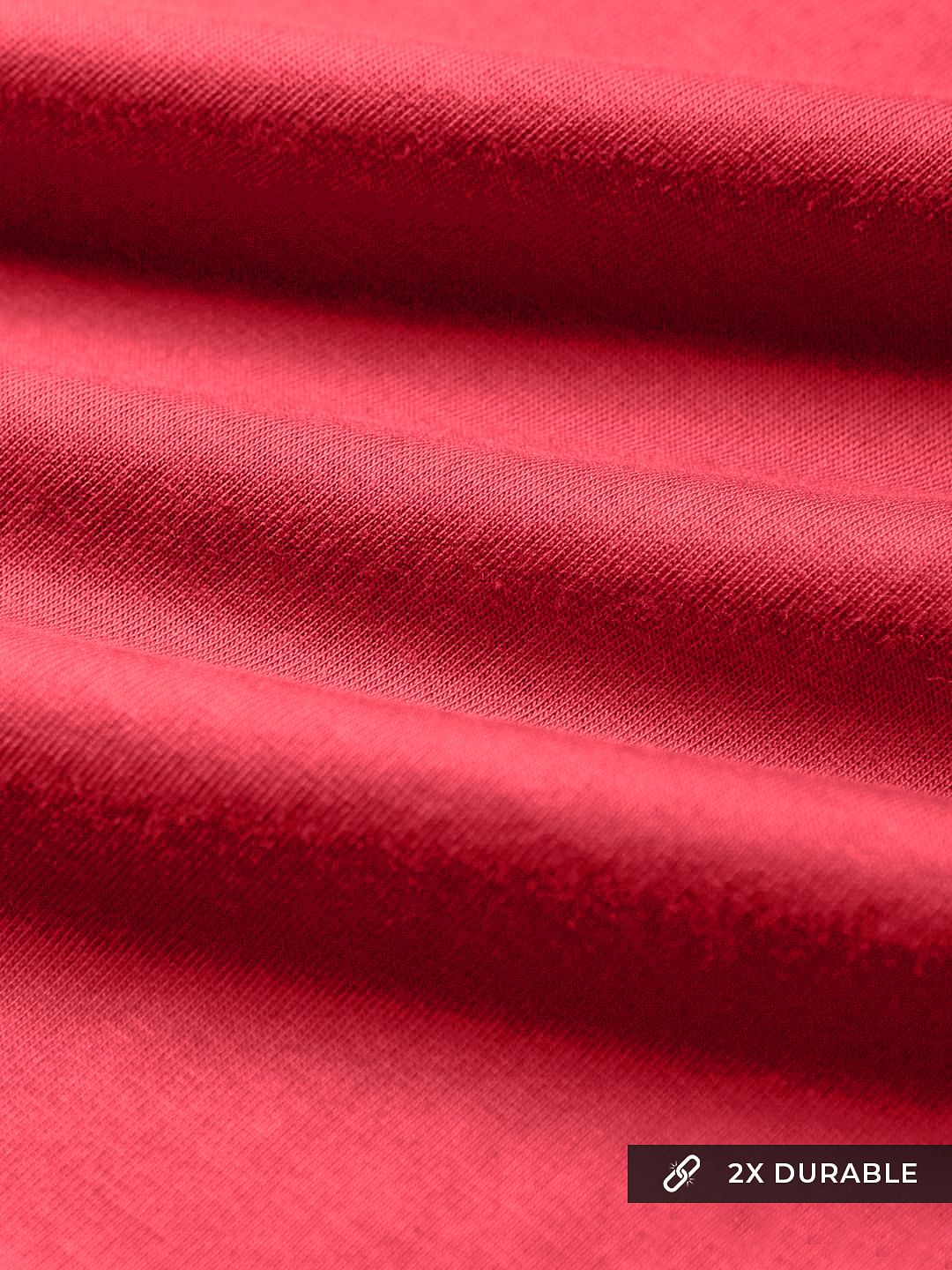 Supima Cotton Half Sleeve: Brick Red