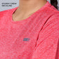 Solids: Melange Pink Yoga T-Shirt