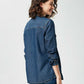 Women's Denim Shirt: Raw Blue