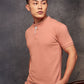 Solids Mandarin Polo: Salmon Pink