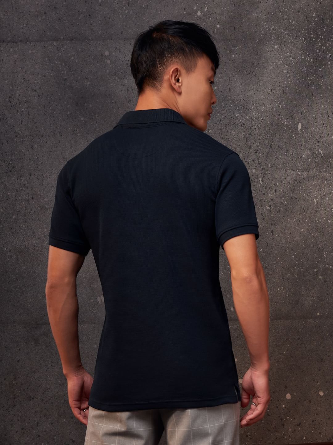 Solid Polo: Navy Blue