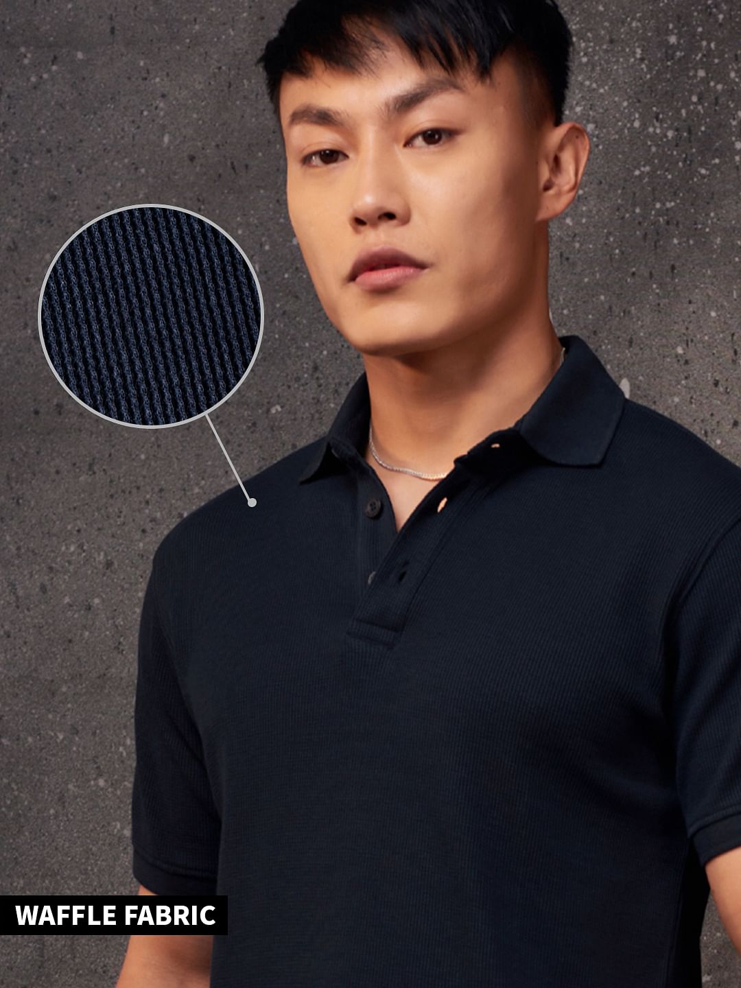 Solid Polo: Navy Blue