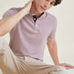 Solids Mandarin Polo: Dusty Peach