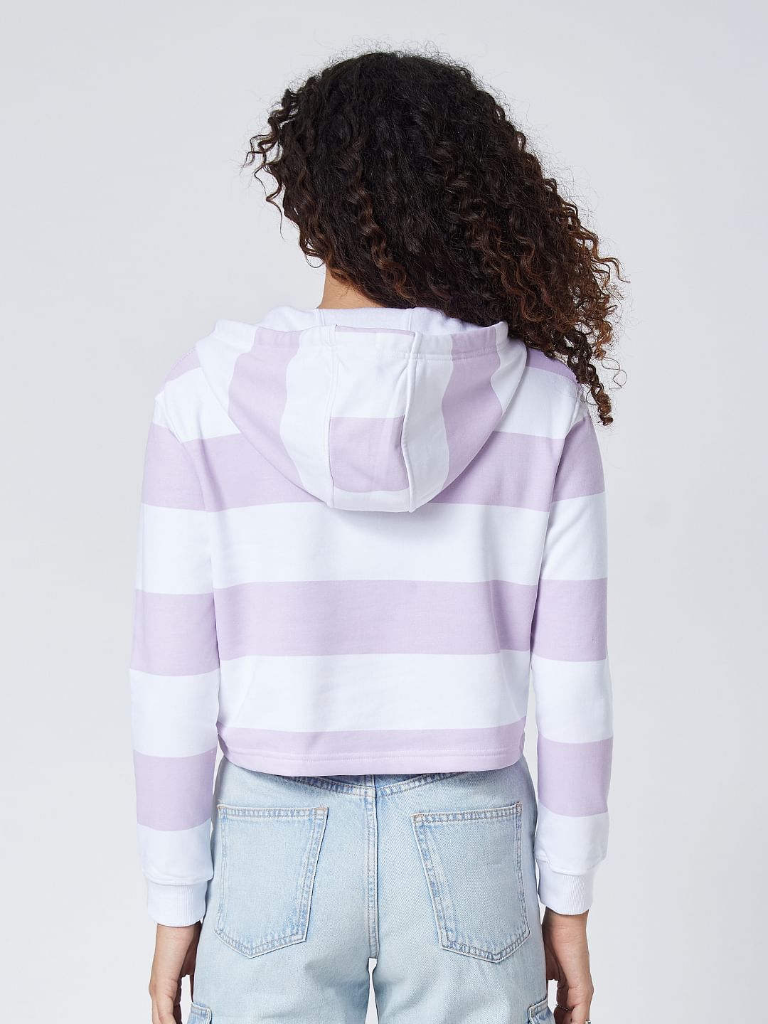Stripes: White & Lavender