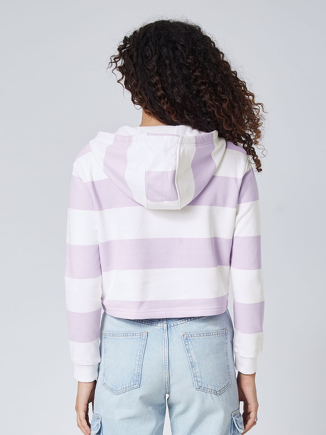 Stripes: White & Lavender
