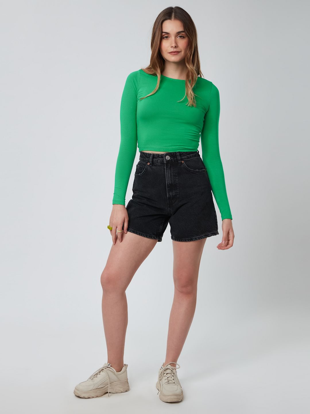 Solids: Green (Cropped Fit)
