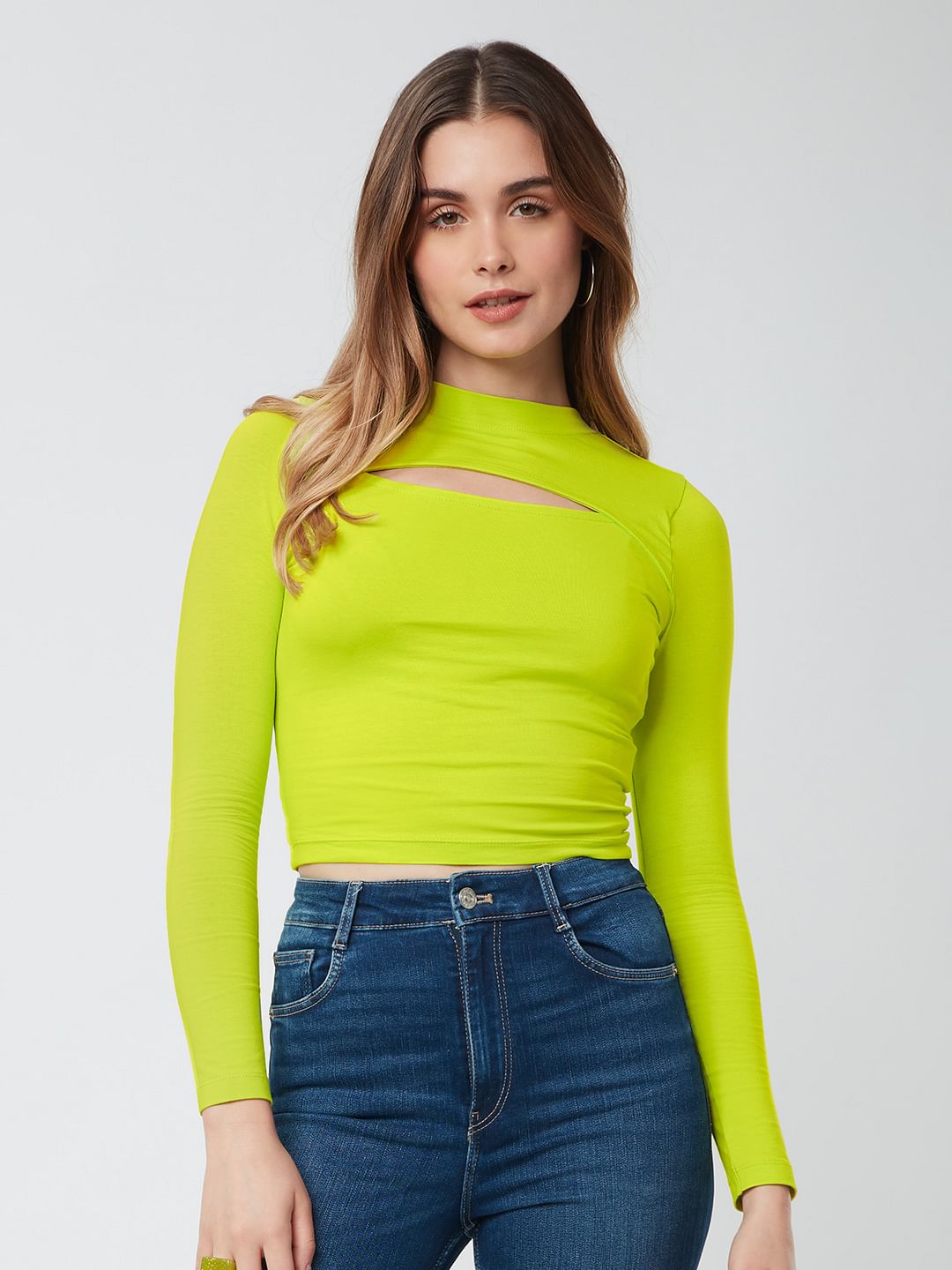 Solids: Lime Green (Cut Out)