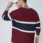 Solids Colourblock: Navy, Maroon, and White