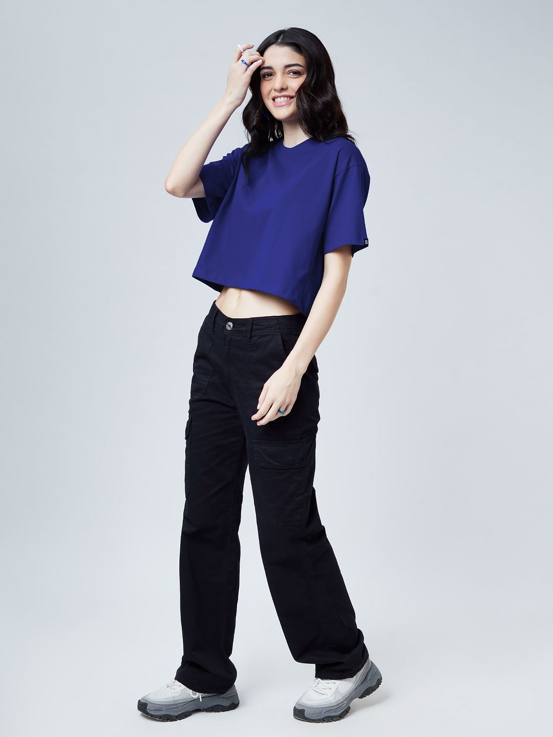 Solids: Electric Blue (Oversized)