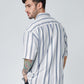Solids: White and Grey Stripes